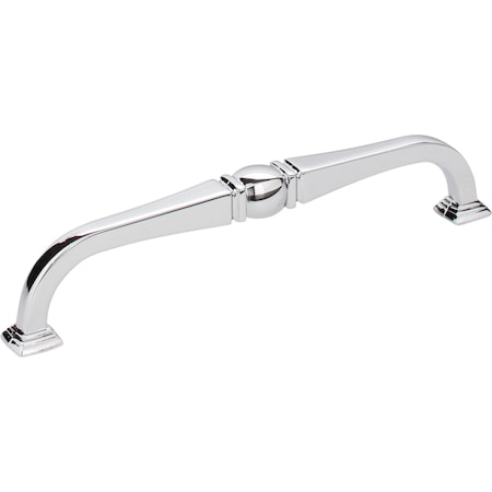 Jeffrey Alexander 160 mm Center-to-Center Polished Chrome Katharine Cabinet Pull 188-160PC